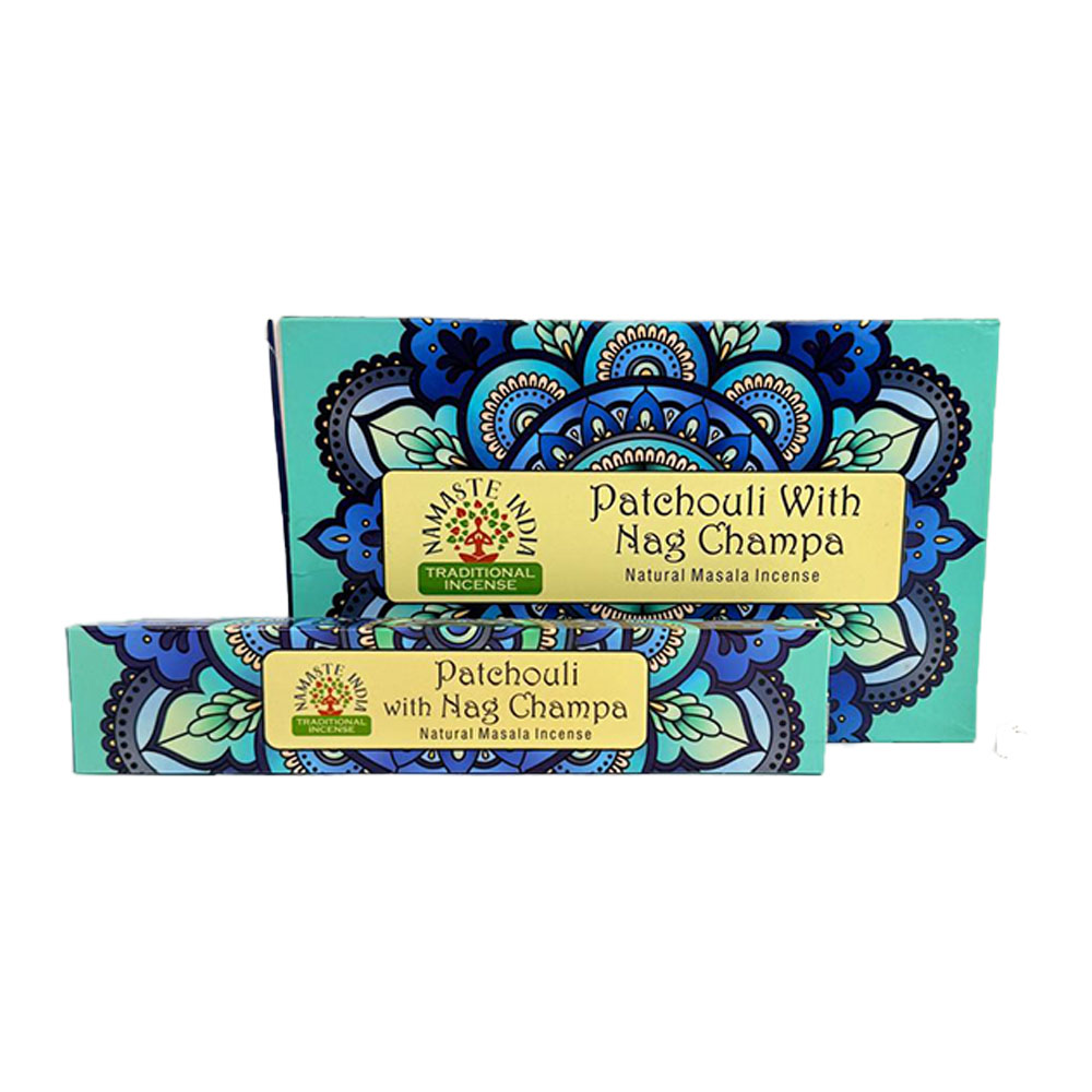 Namaste India Patochali avec Nag Champa Incentsese - 15g